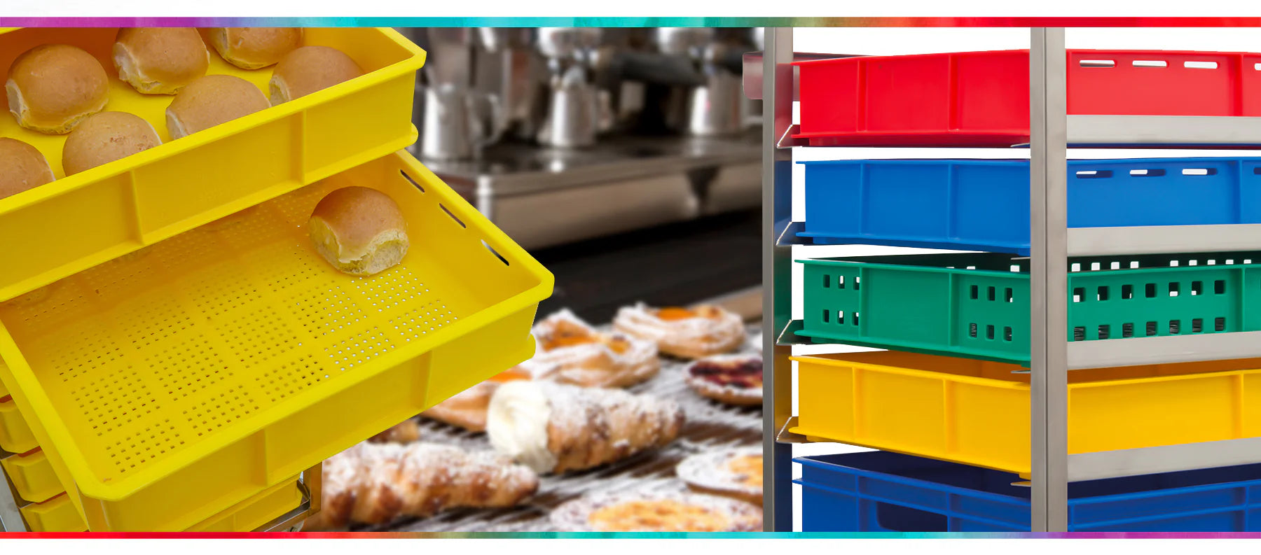 Confectionery and bread trays