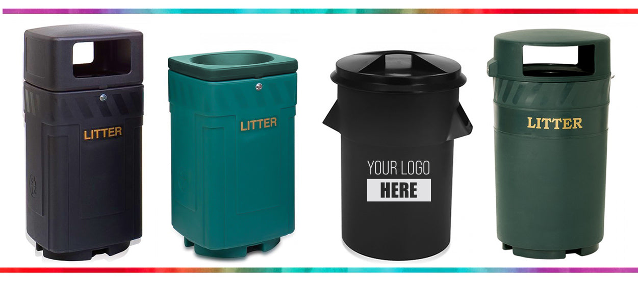 External waste bins