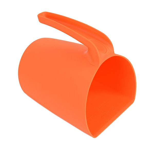 Orange 2 litre fodder scoop