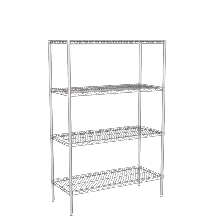 4 tier wire shelving