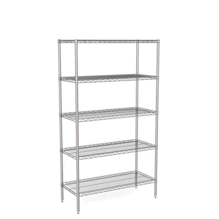 5 tier wire shelving