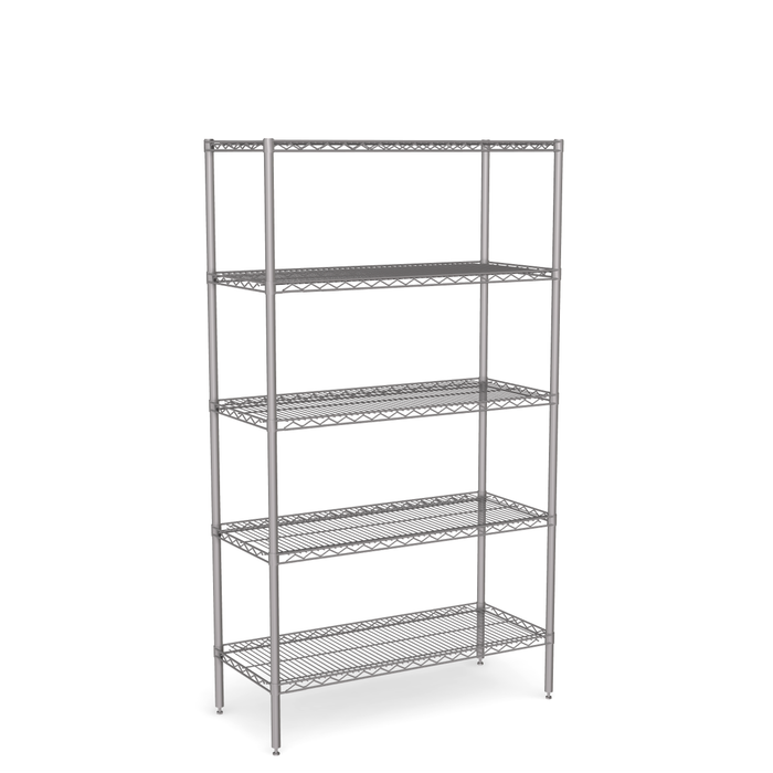 Stainless Steel Wire Shelving - Static Unit 1800mm High