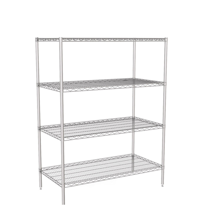 4 tier wire shelving