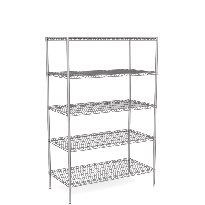 5 tier wire shelving