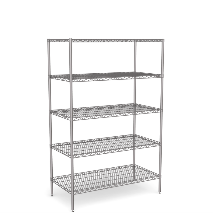 Stainless Steel Wire Shelving - Static Unit 1800mm High