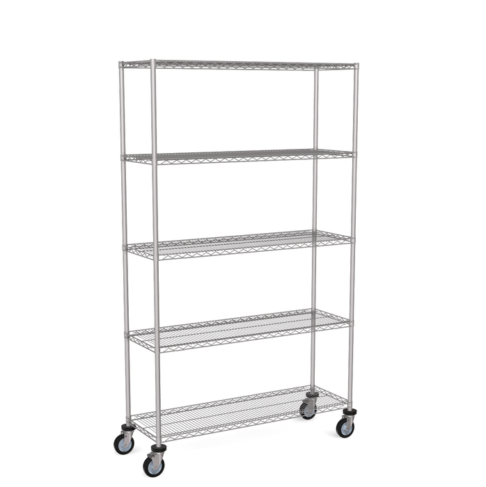 5 shelf wire shelving