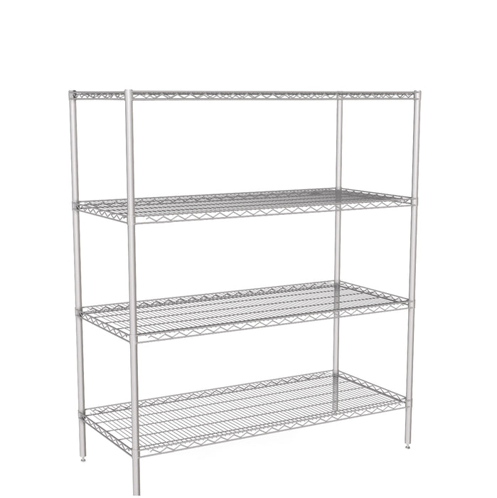 4 tier wire shelving