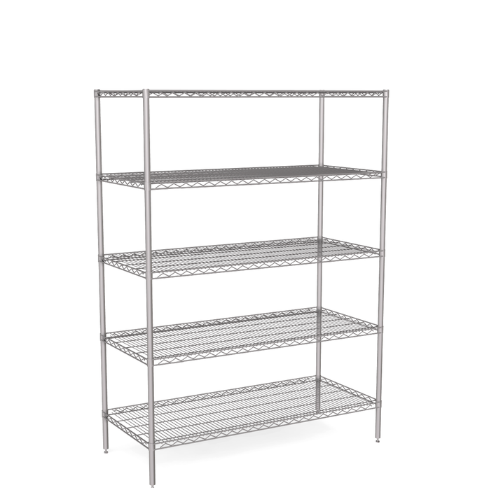 5 tier wire shelving