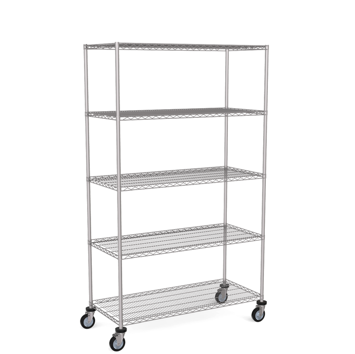 5 shelf wire shelving