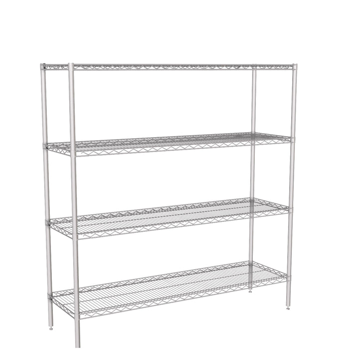 4 tier wire shelving