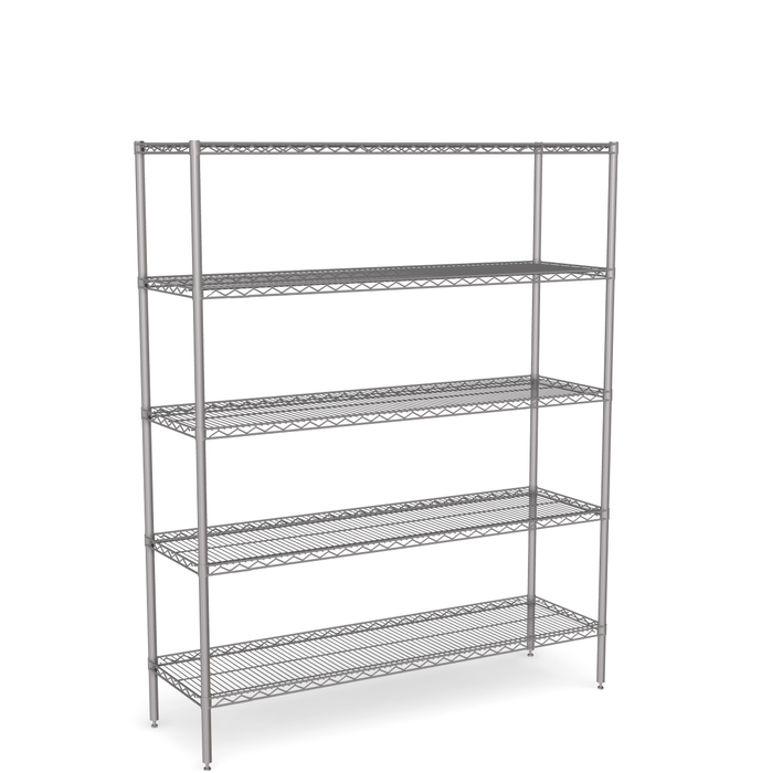 Stainless Steel Wire Shelving - Static Unit 1800mm High