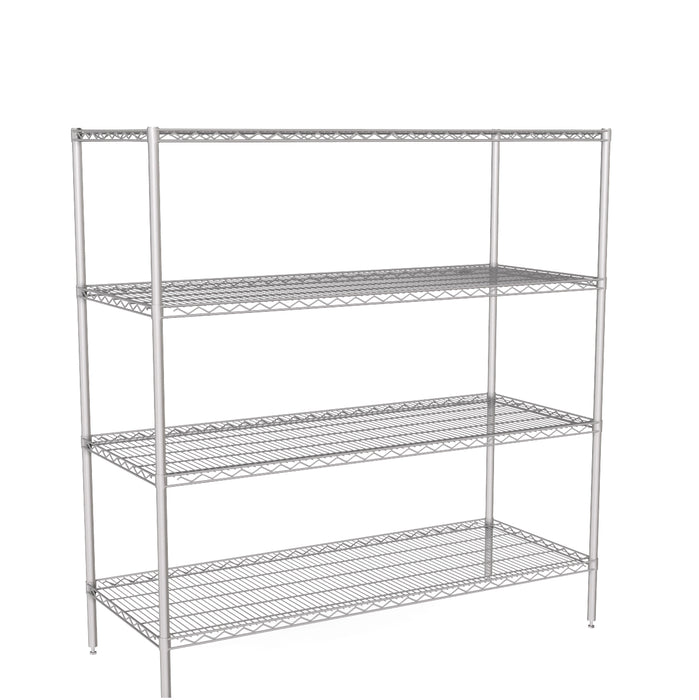 4 tier wire shelving