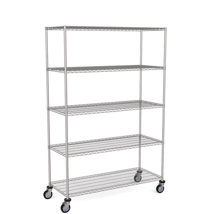 5 shelf wire shelving