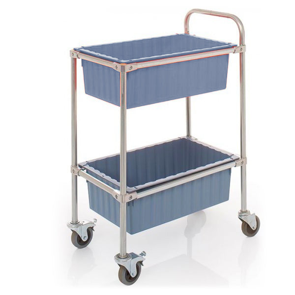 2 shelf box trolley