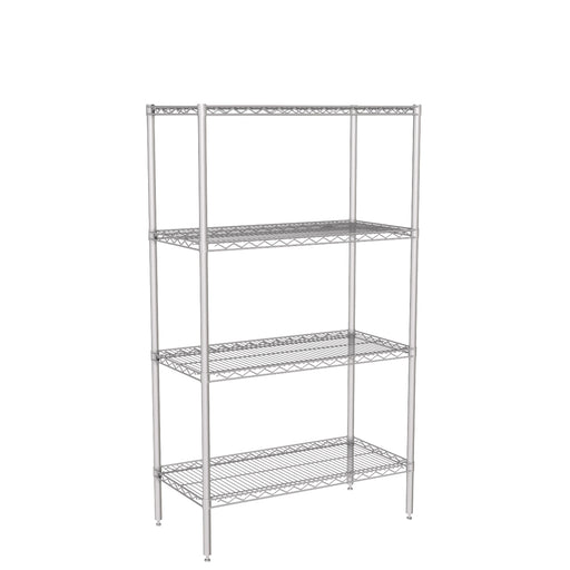 4 tier wire shelving