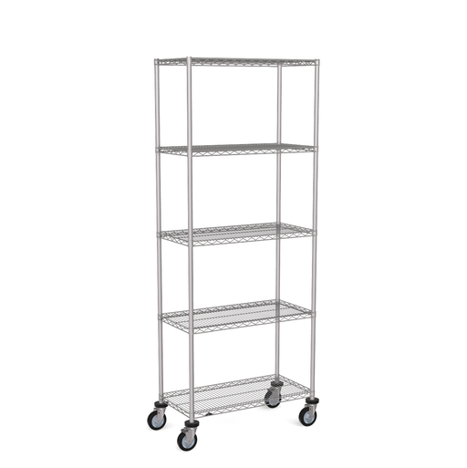 5 shelf wire shelving