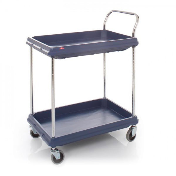 Metro 2 shelf utility trolley