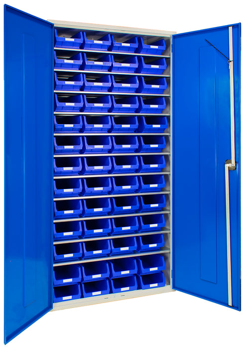 2000mm Small Parts Cabinet with G204 Bin Kit