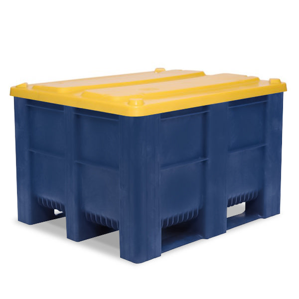 600 Litre Pallet Tank 4 Way Entry - 2 Boxed 2 Open