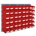 Louvred Panel Small Parts Bin Kits Red