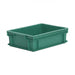 Euro size plastic stacking box in green