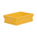 Euro size plastic stacking box in yellow