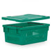 Green drop on box lid with stacking box