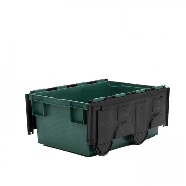 49.5 Litre Coloured Attached Lid Container with Coloured Base