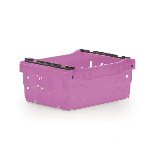 Pink supermarket crate