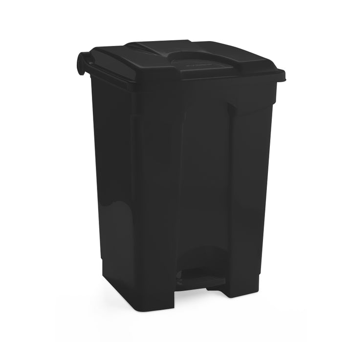 60 Litre black Pedal Bin