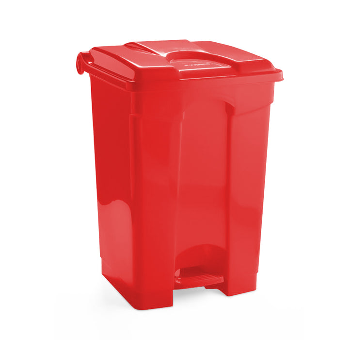 60 Litre red Pedal Bin