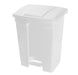 68 Litre White Pedal Bin