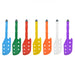 Colour coded paddles for commercial kitchen use