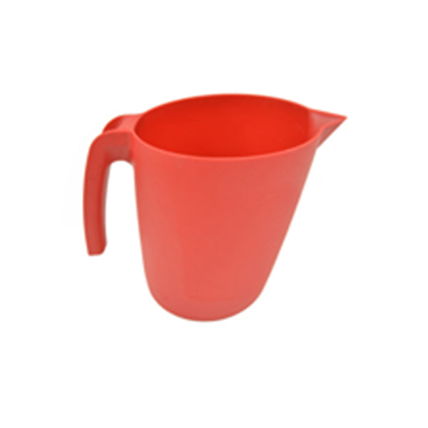 2 litre food approved red pouring jug