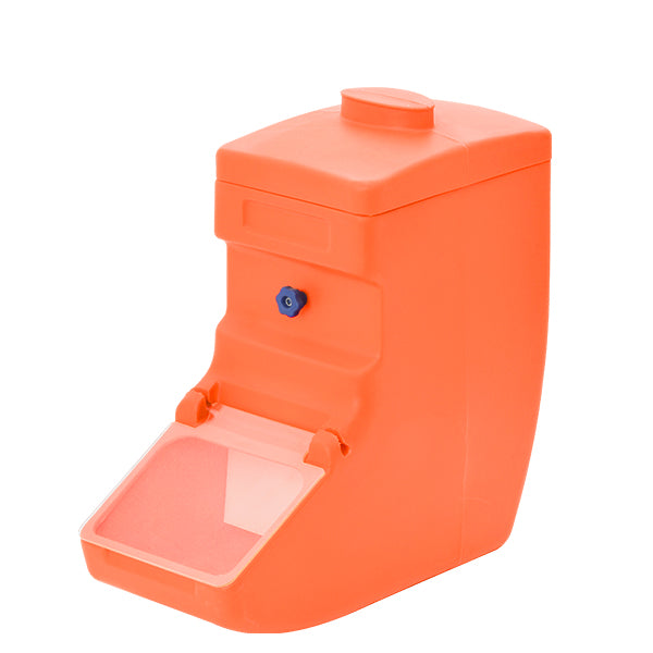 Food safe ingredients container in orange