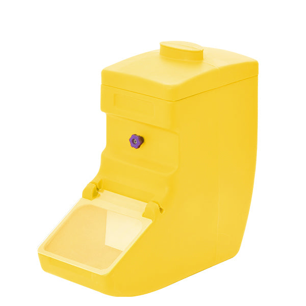 Food safe ingredients container in yellow