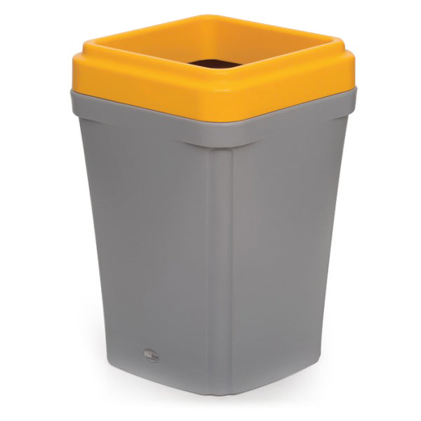 Colour coded open top yellow bin