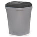 Paper recycling bin grey lid