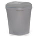 Paper recycling bin light grey lid