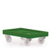 Euro size heavy duty stacking box dolly green