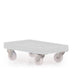 Euro size heavy duty stacking box dolly white