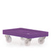 Euro size heavy duty stacking box dolly purple