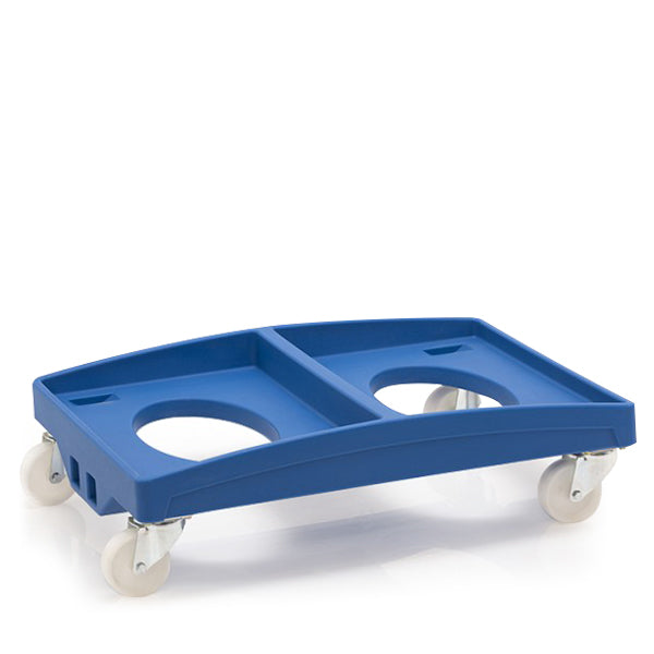 Blue heavy duty stacking dolly