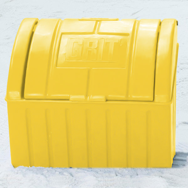 Yellow Grit Bin