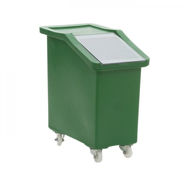 Mobile food Ingredients bin 65 litre green