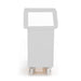 Mobile food Ingredients bin 65 litre white