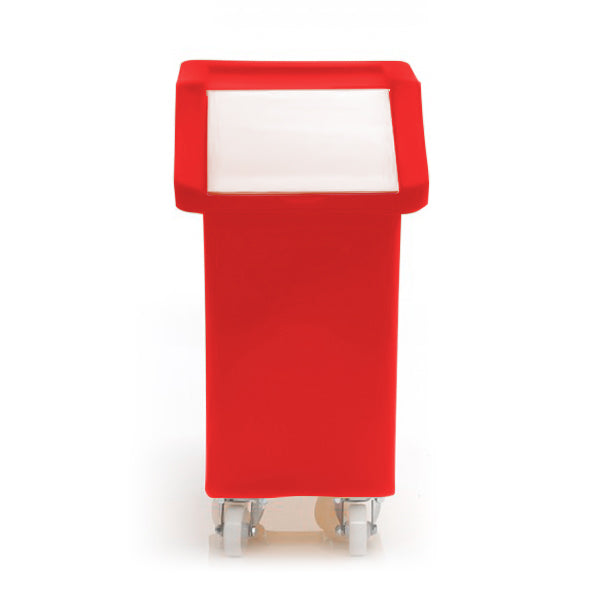 Mobile food Ingredients bin 65 litre red