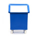 Food ingredients trolley in blue