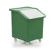 Food ingredients trolley in green