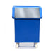 Large food ingredients trolley in blue